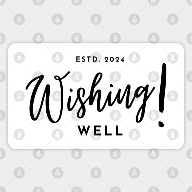 Black Wishing Well 2024 Magnet by Wishing Well